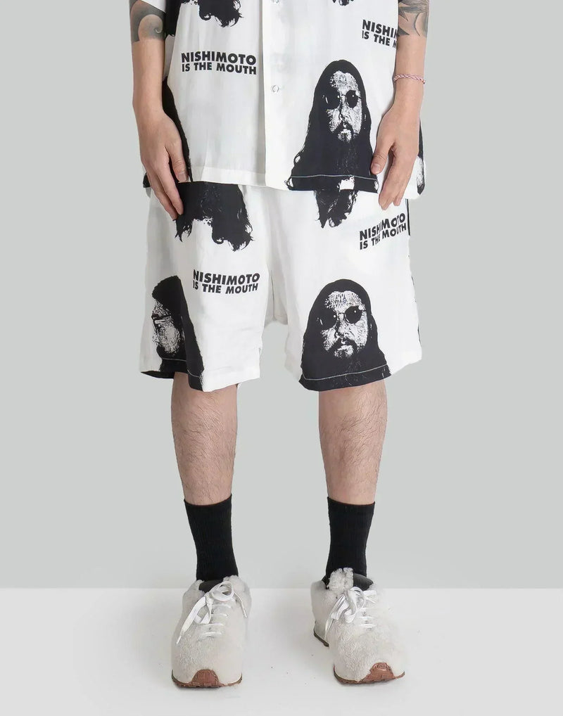 NISHIMOTO IS THE MOUTH - PORTRAIT HAWAIIAN SHORTS - 082plus