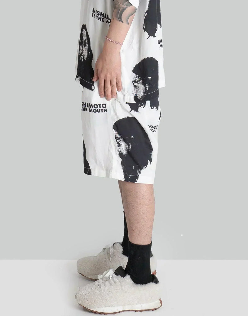 NISHIMOTO IS THE MOUTH - PORTRAIT HAWAIIAN SHORTS - 082plus