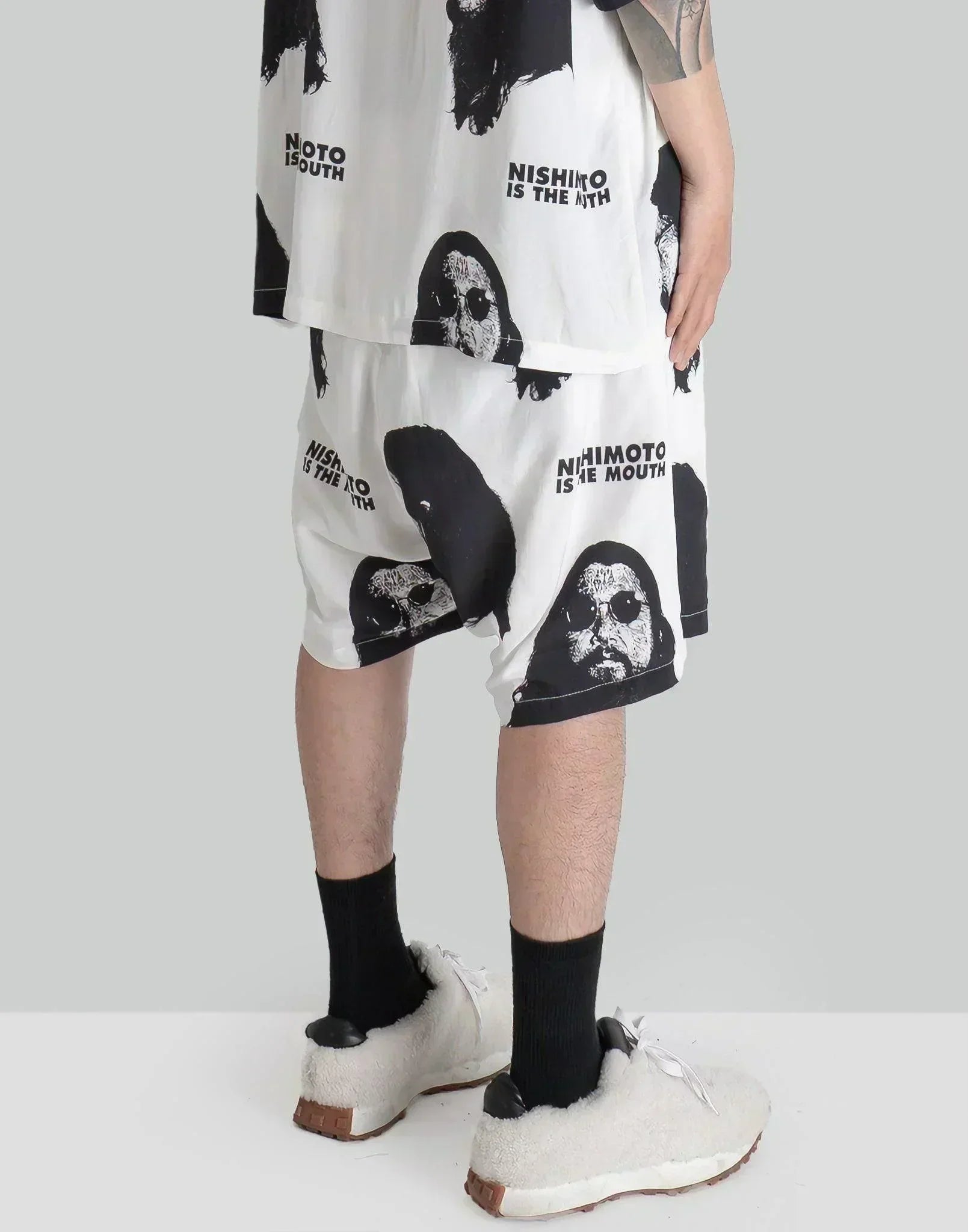 NISHIMOTO IS THE MOUTH - PORTRAIT HAWAIIAN SHORTS - 082plus