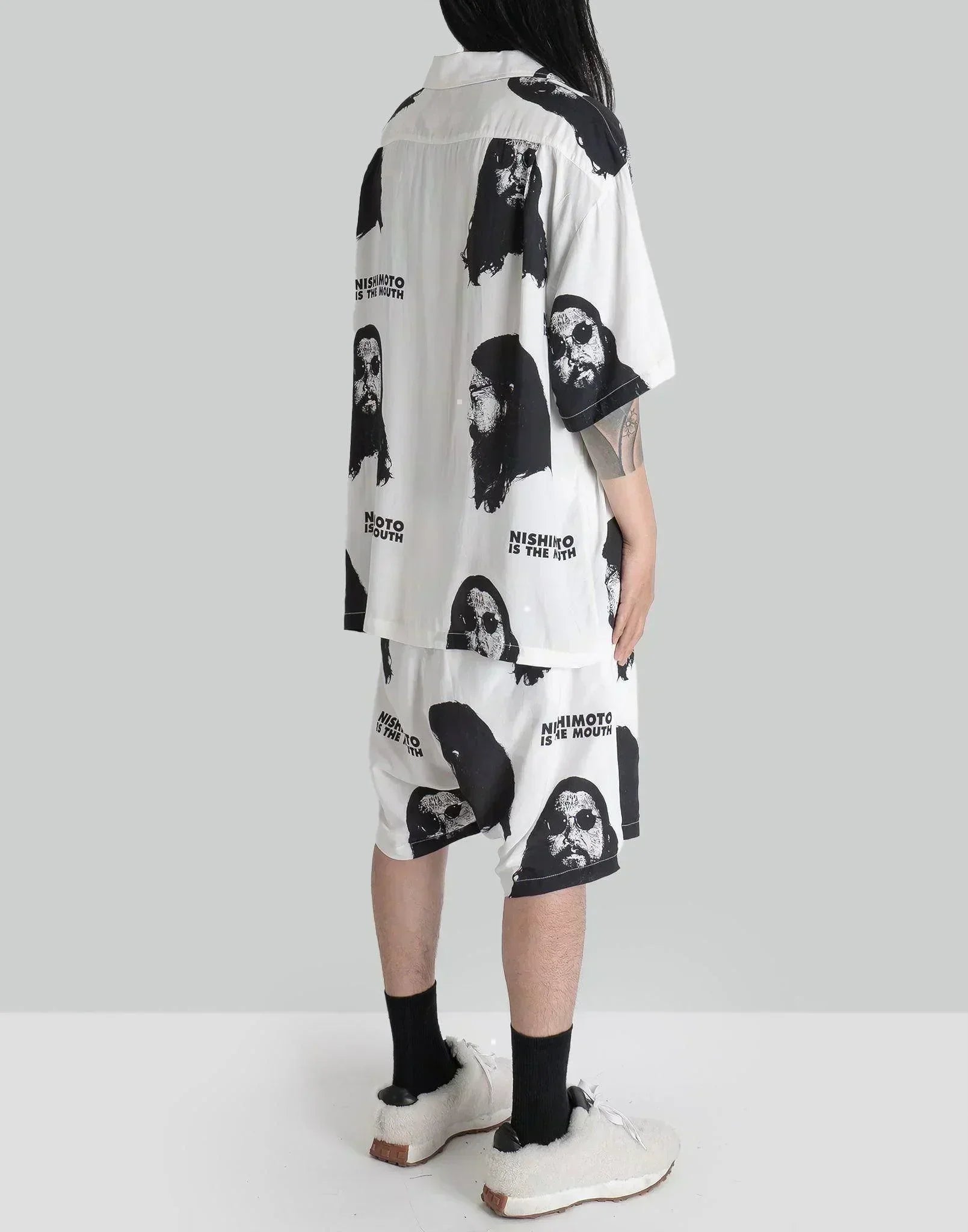 NISHIMOTO IS THE MOUTH - PORTRAIT HAWAIIAN SHORTS - 082plus