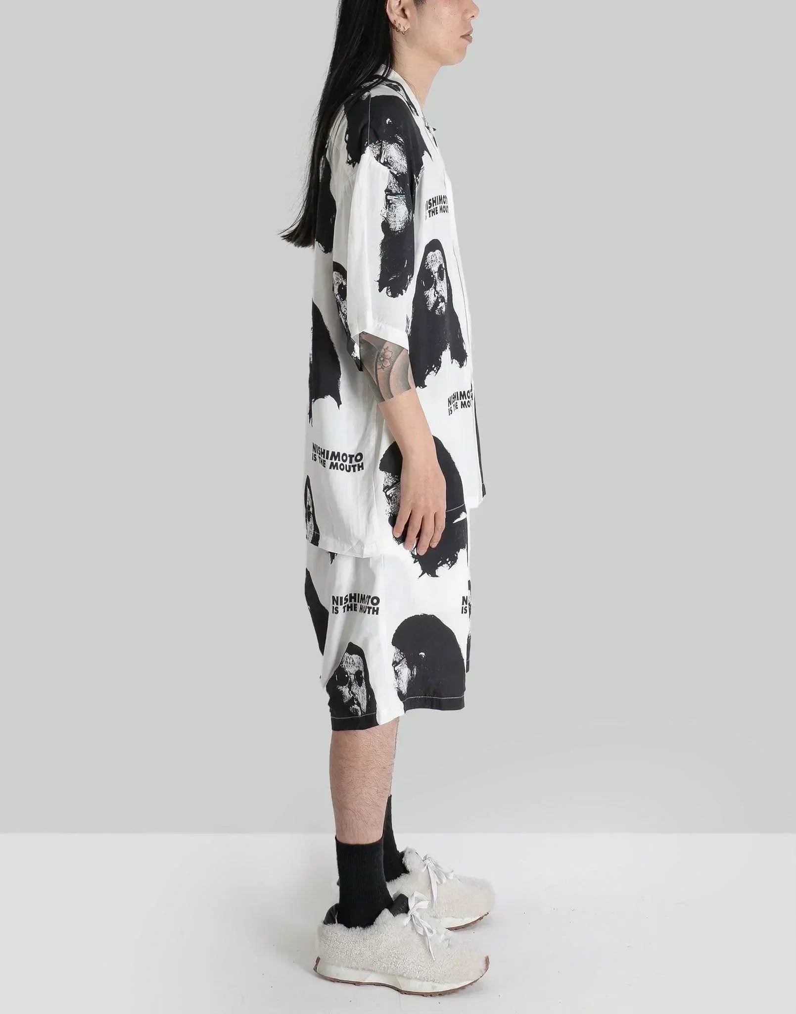 NISHIMOTO IS THE MOUTH - PORTRAIT HAWAIIAN SHORTS - 082plus