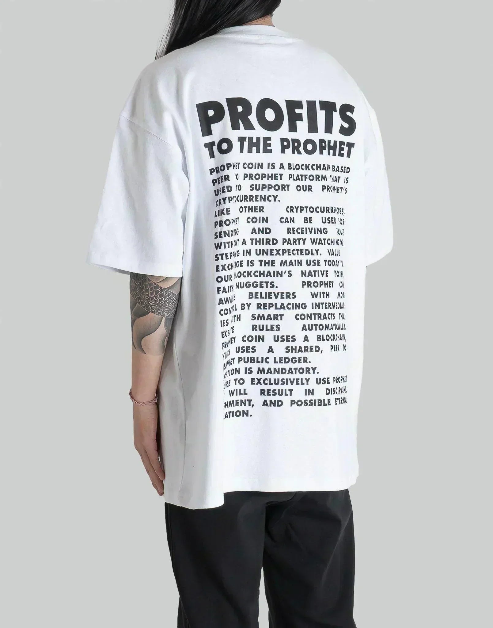 NISHIMOTO IS THE MOUTH - PROPHET COIN S/S TEE - 082plus