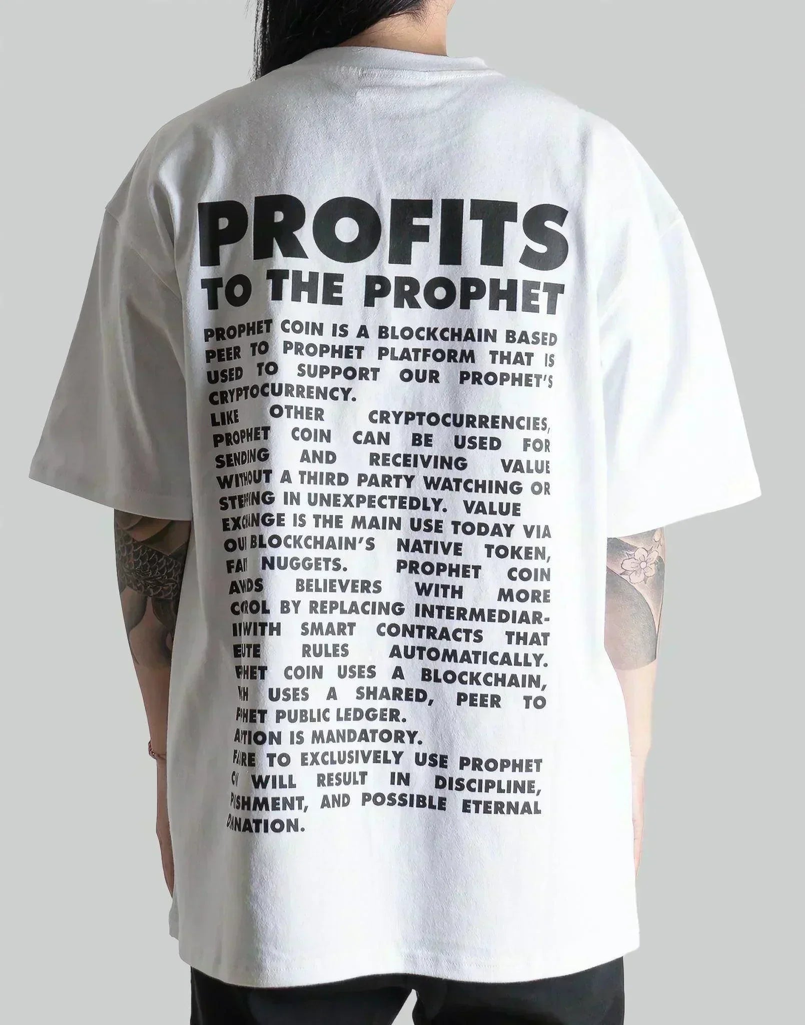 NISHIMOTO IS THE MOUTH - PROPHET COIN S/S TEE - 082plus