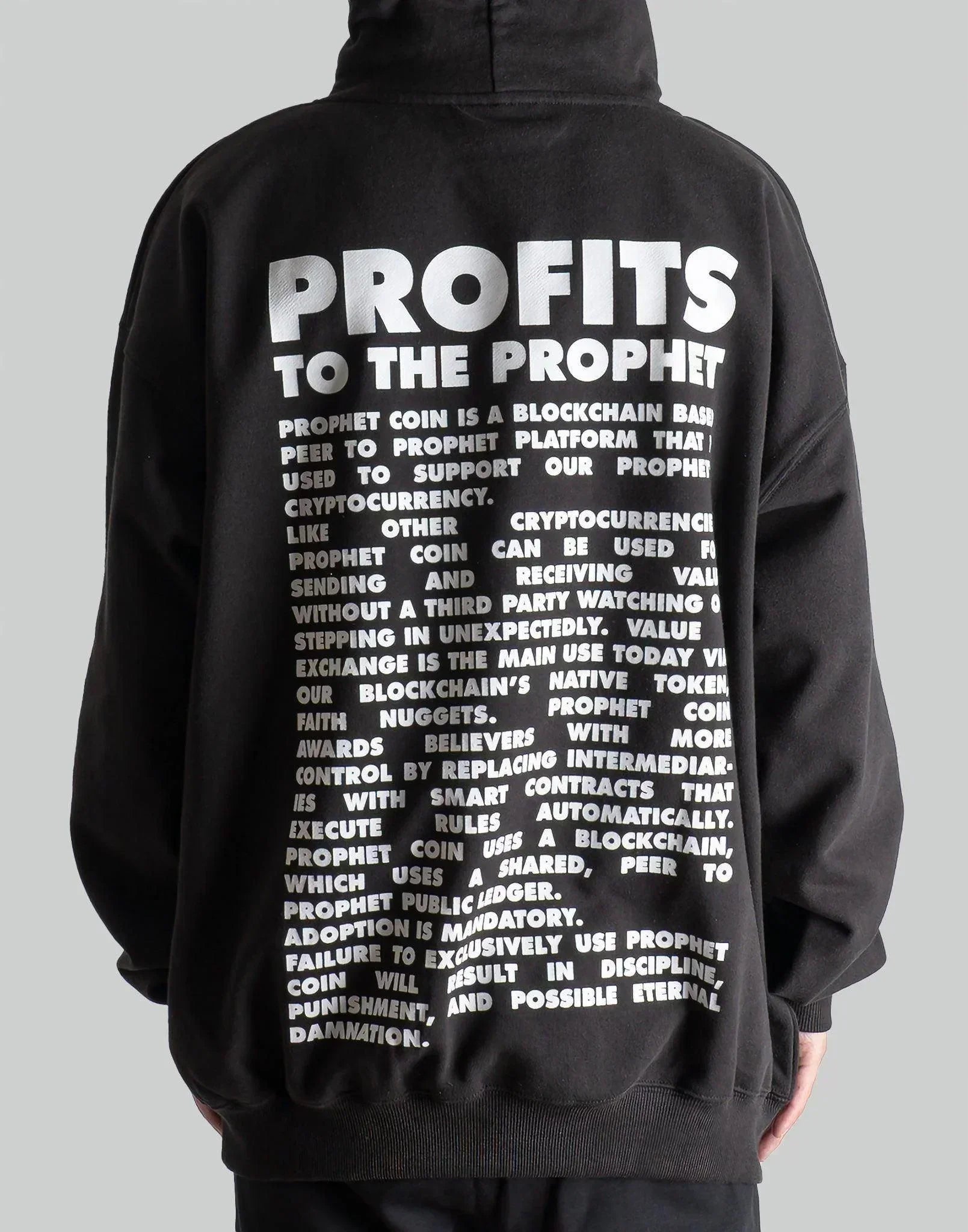 NISHIMOTO IS THE MOUTH - PROPHET COIN SWEAT HOODIE - 082plus