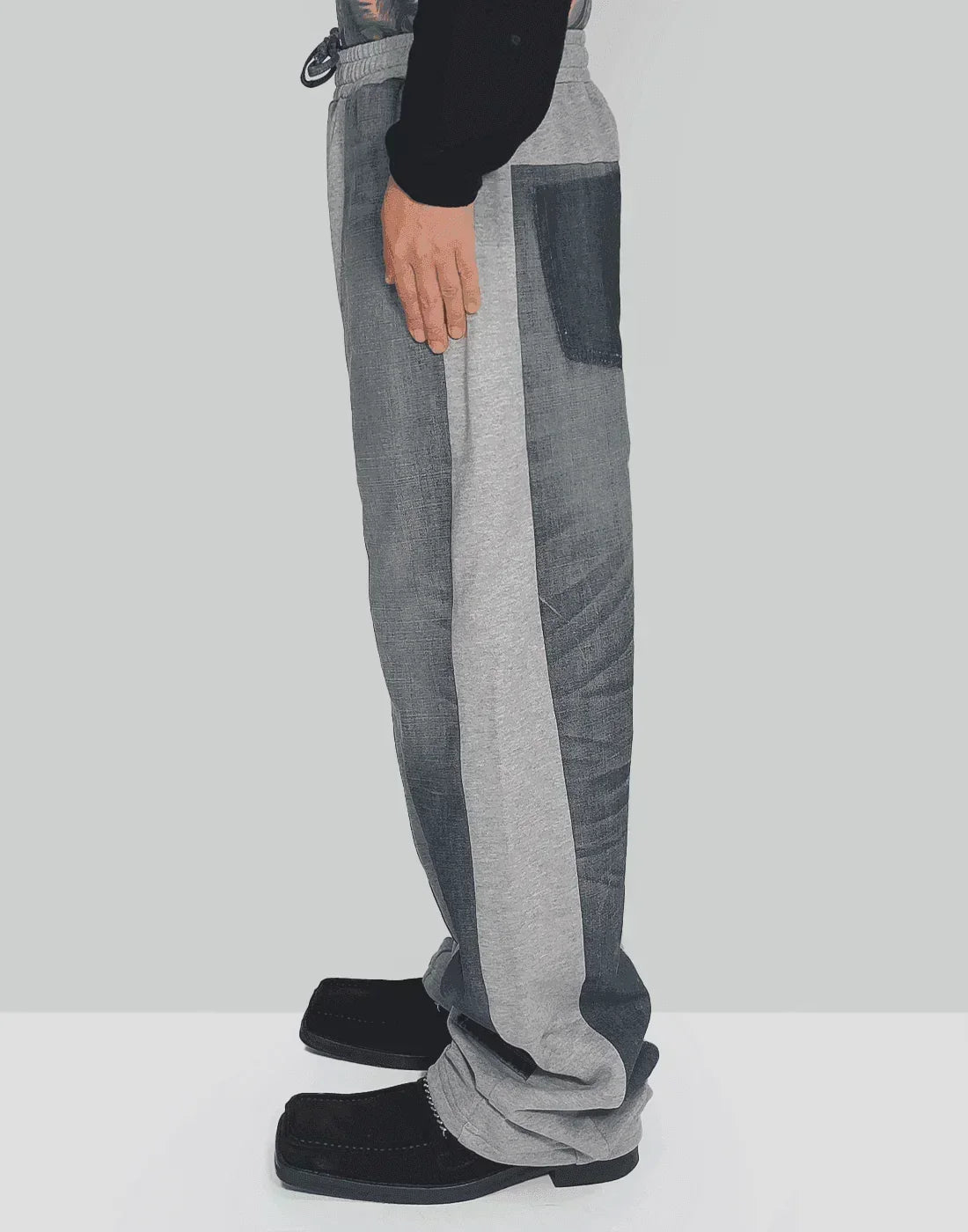 Per Gotesson - DENIM PATCH SWEATPANTS - 082plus
