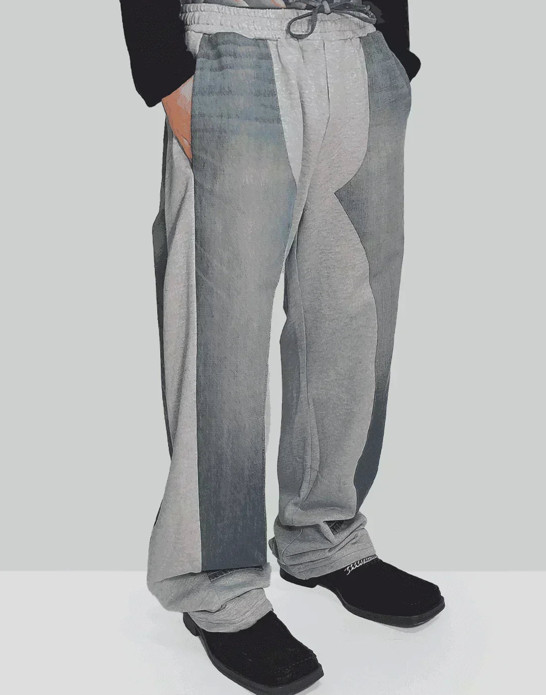 Per Gotesson - DENIM PATCH SWEATPANTS - 082plus