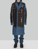 FOIL PRINTED DENIM COAT