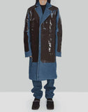 FOIL PRINTED DENIM COAT