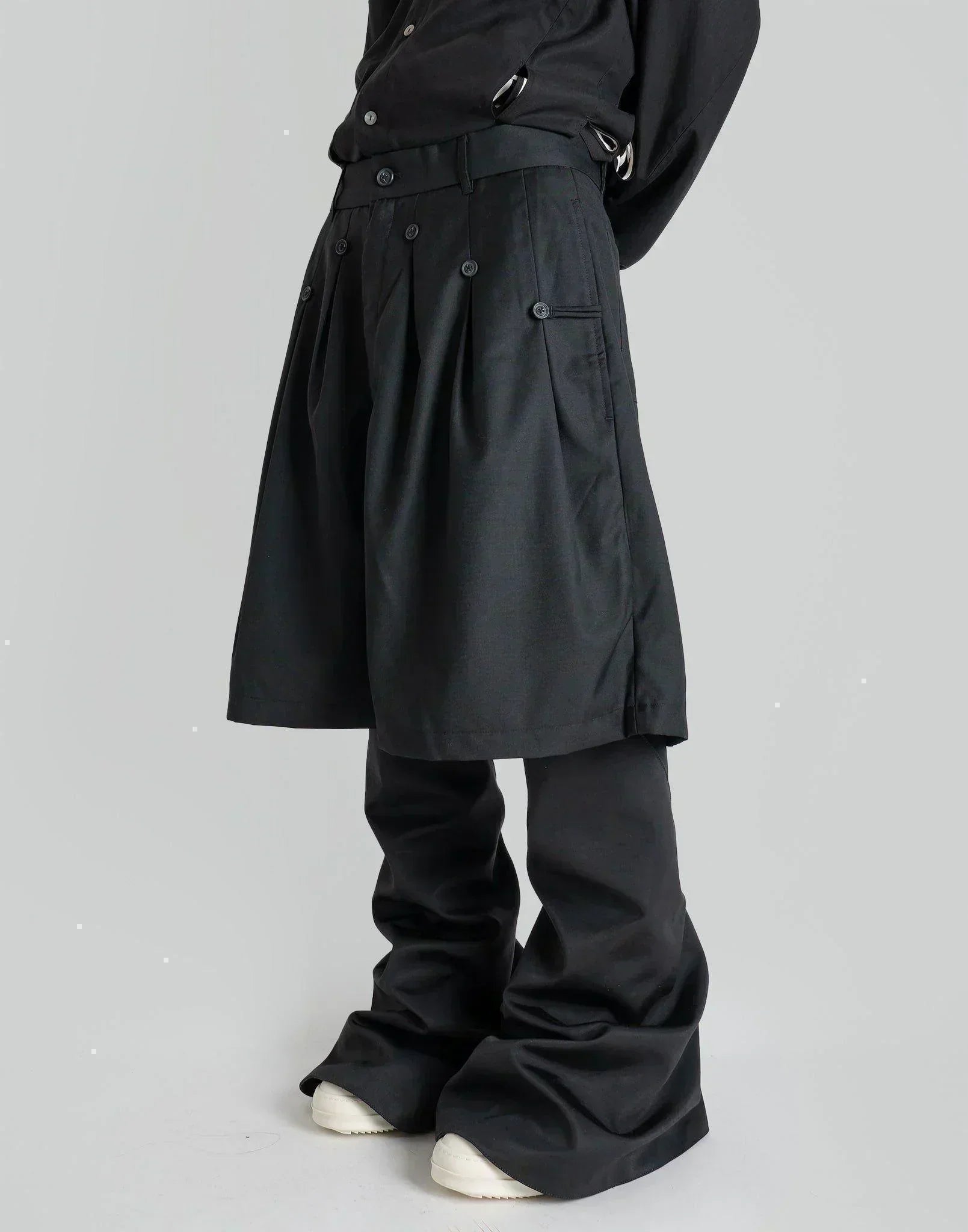 Professor E pleated ハーフパンツ professor.E E Pleated Shorts – 082plus