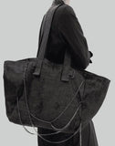 professor.E - E Reversible Tote Bag (Spray Painted) - 082plus