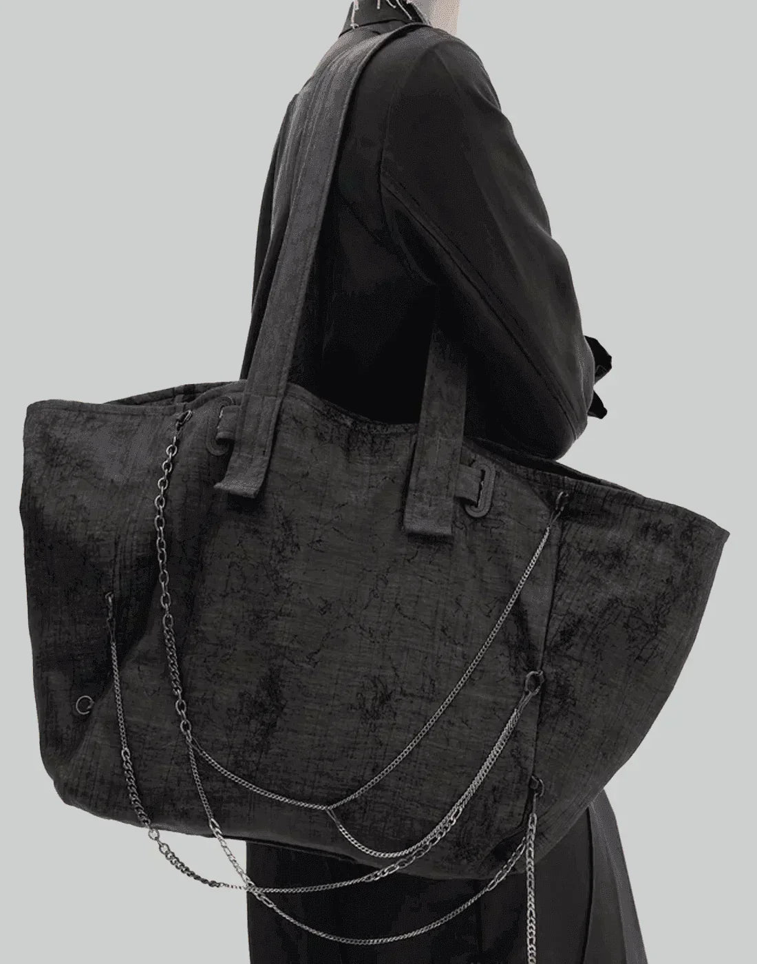 professor.E - E Reversible Tote Bag (Spray Painted) - 082plus