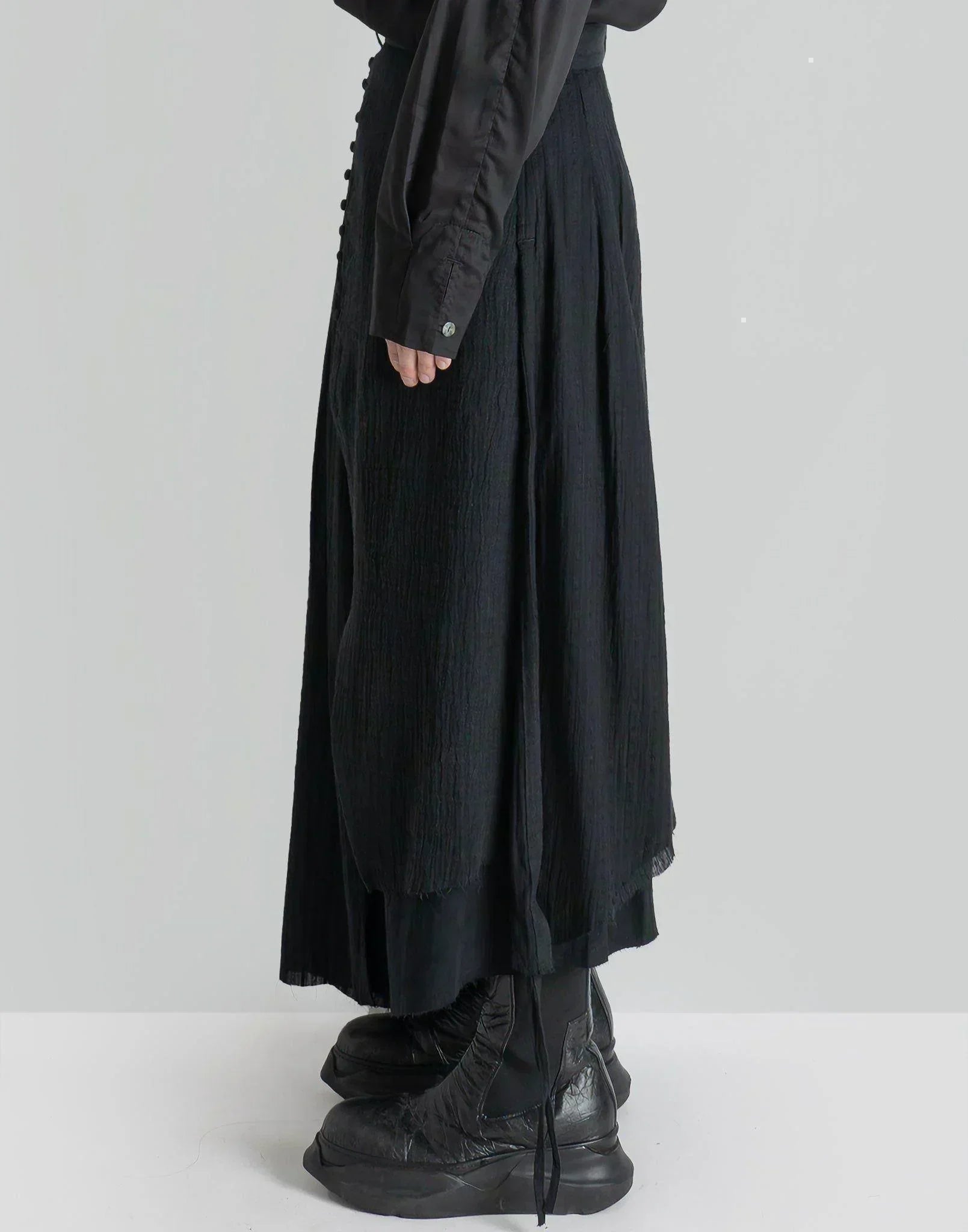 professor.E - Layered Midi Skirt - 082plus