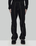 Overlock Flared Jeans