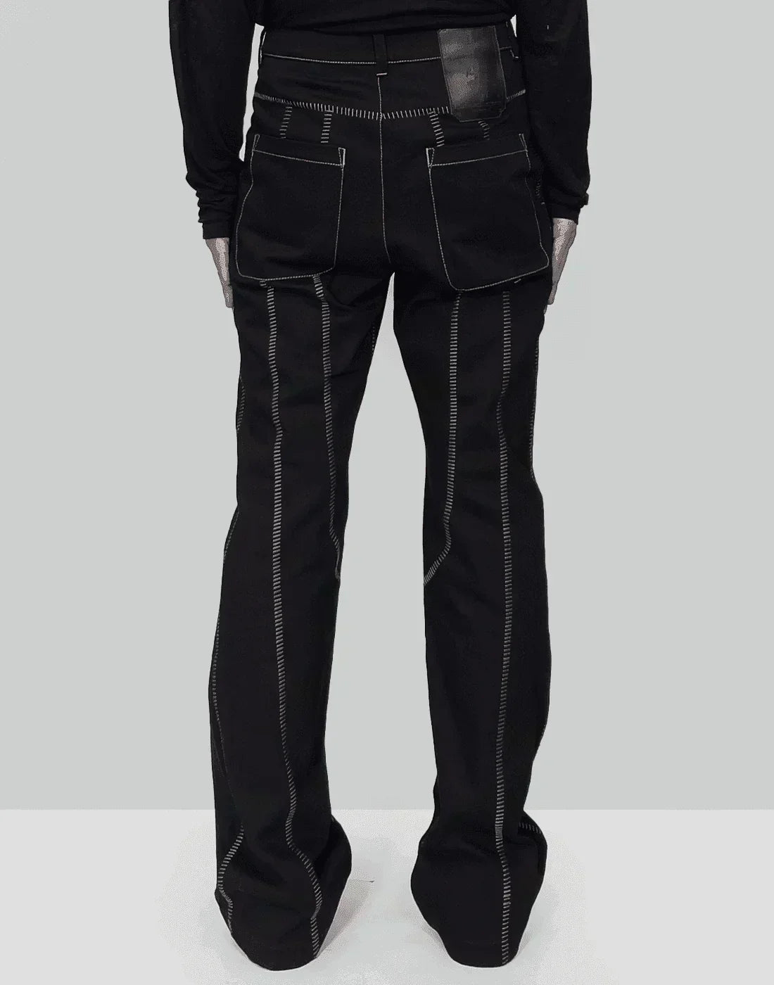 professor.E - Overlock Flared Jeans - 082plus