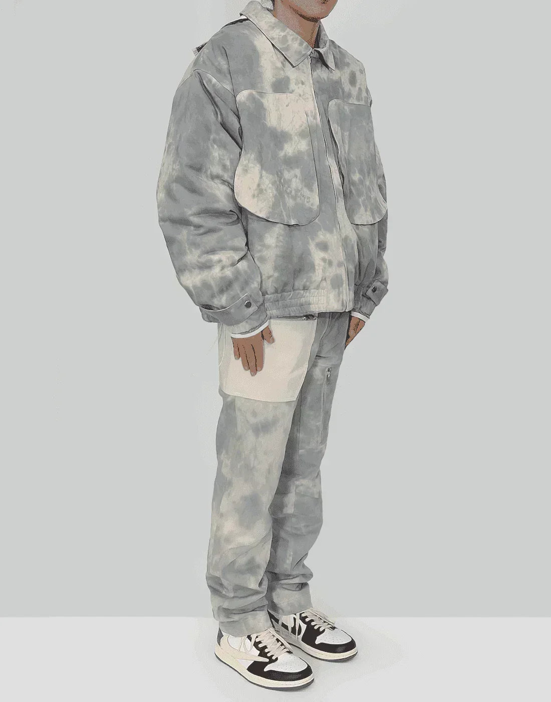 RANRA - Overdyed patch pocket outerwear jacket - 082plus