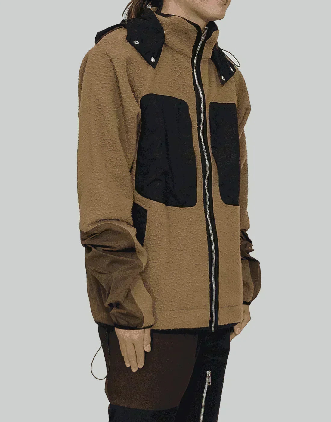 RANRA - patchpocket Hooded tracktop - 082plus