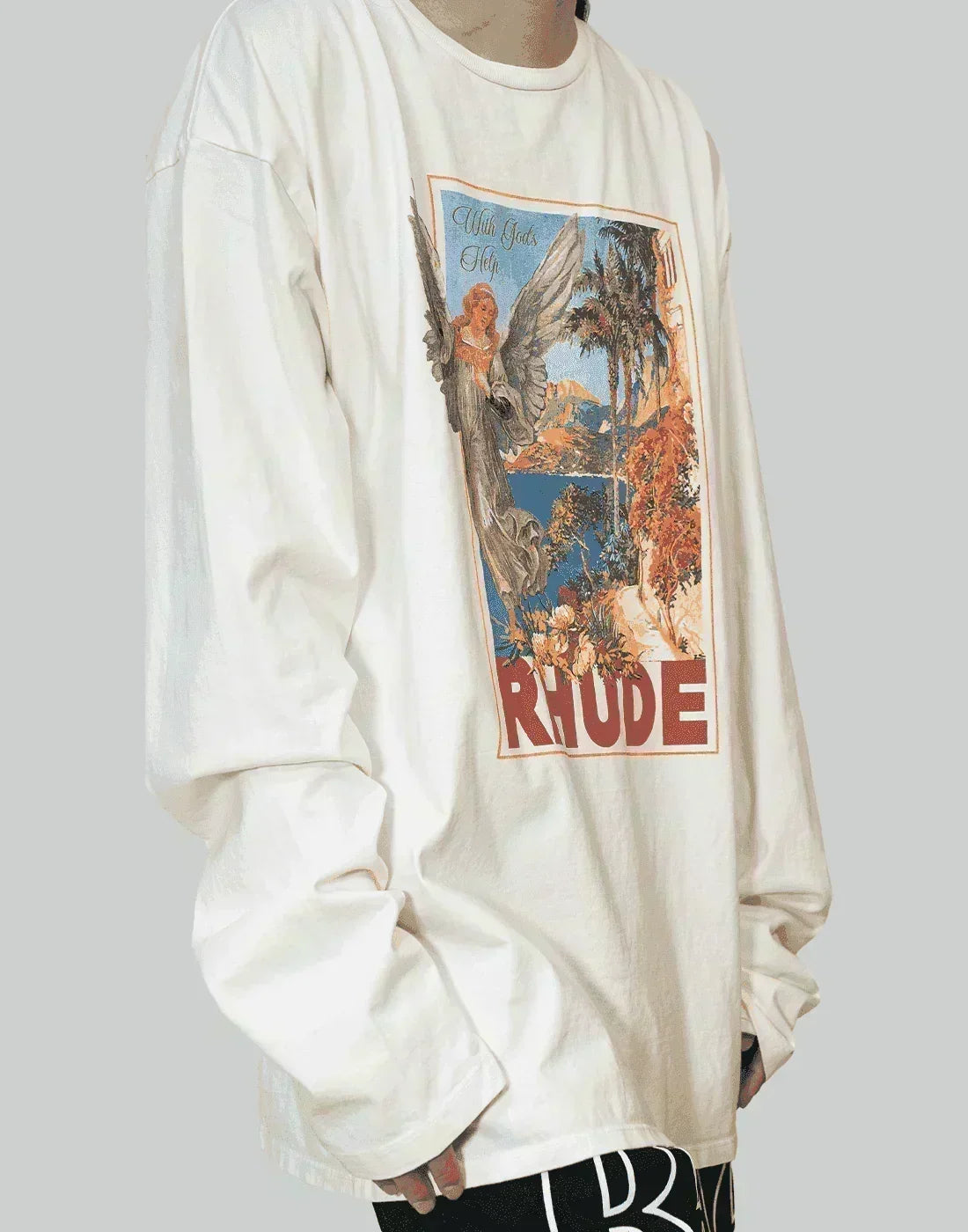 Rhude - ANGEL LS TEE - 082plus