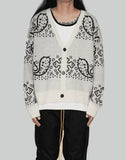 BANDANA STRIPE CARDIGAN