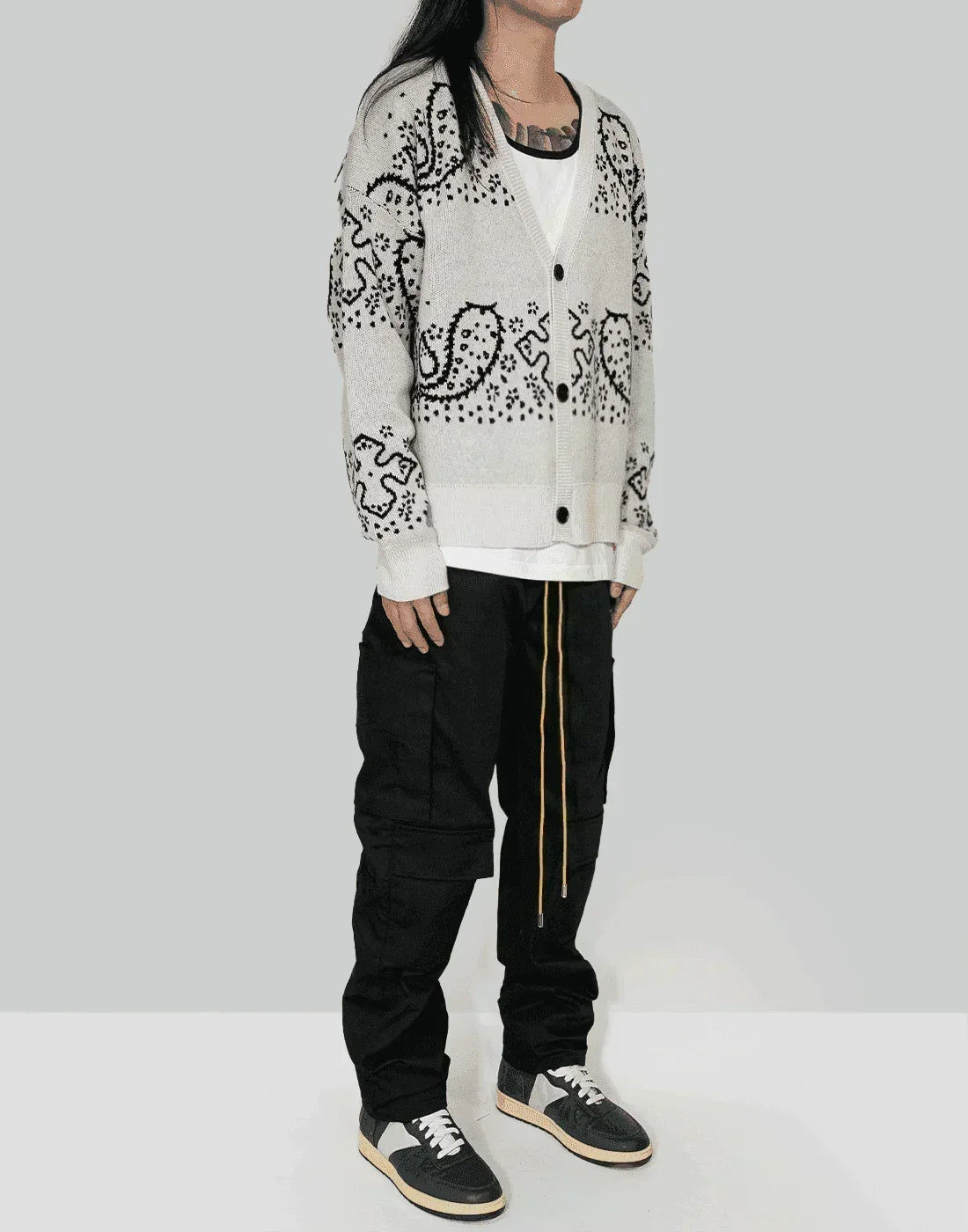 Rhude - BANDANA STRIPE CARDIGAN - 082plus