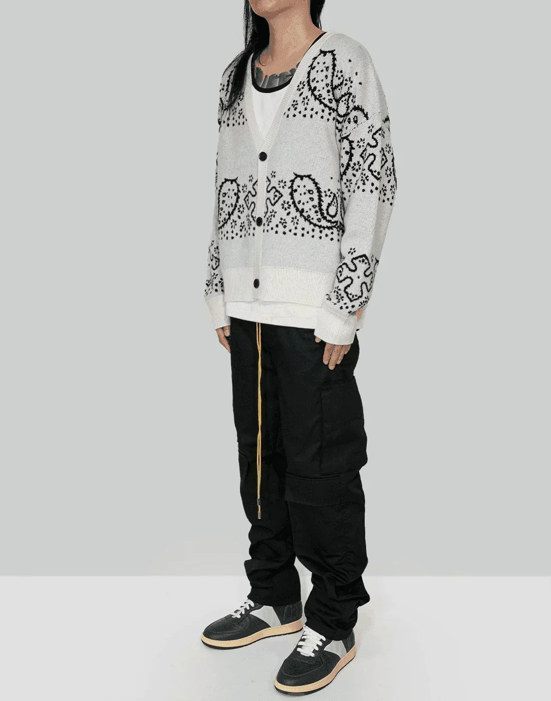 Rhude - BANDANA STRIPE CARDIGAN - 082plus
