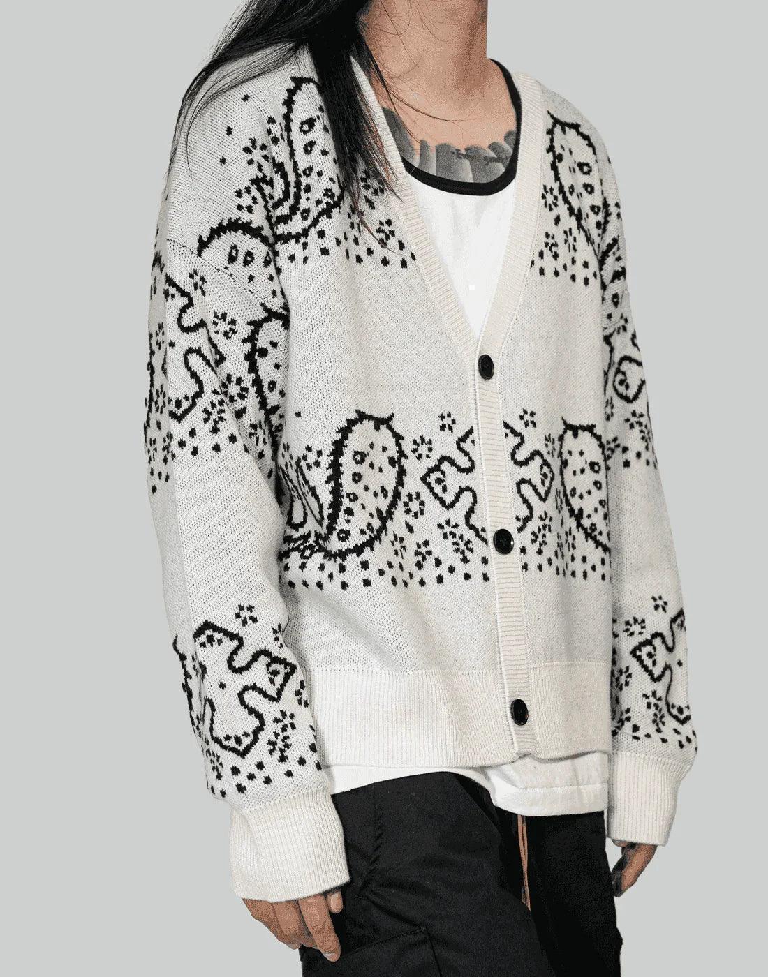 Rhude - BANDANA STRIPE CARDIGAN - 082plus