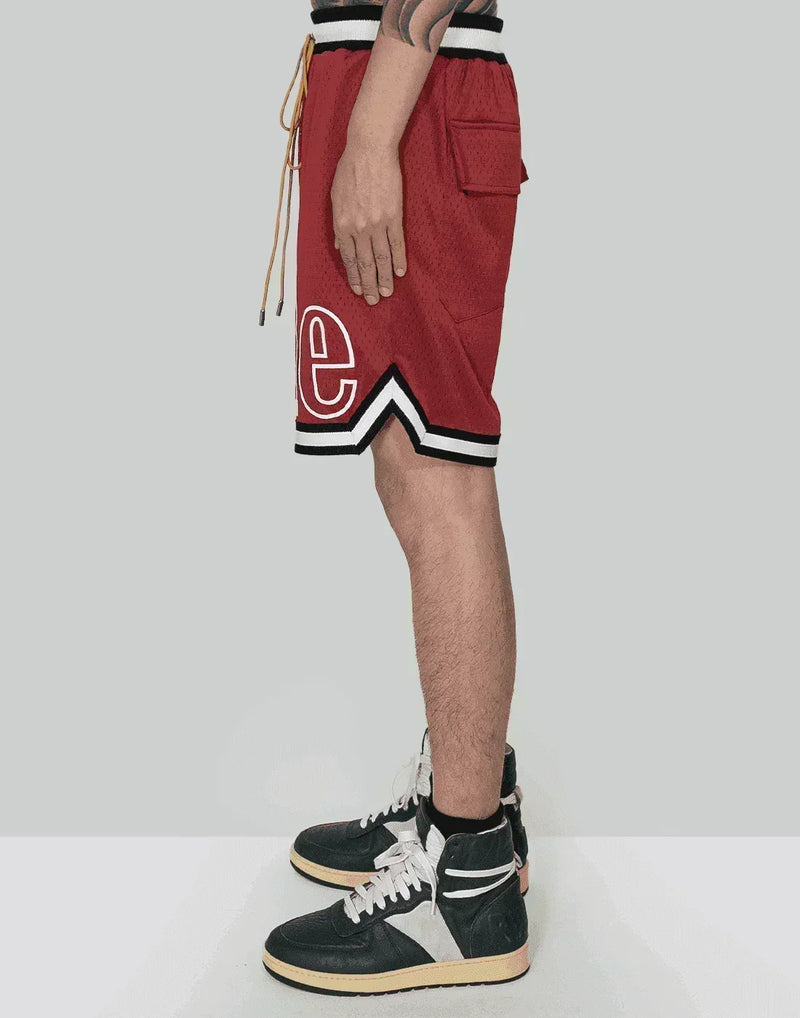 Rhude - COURT LOGO SHORT - 082plus