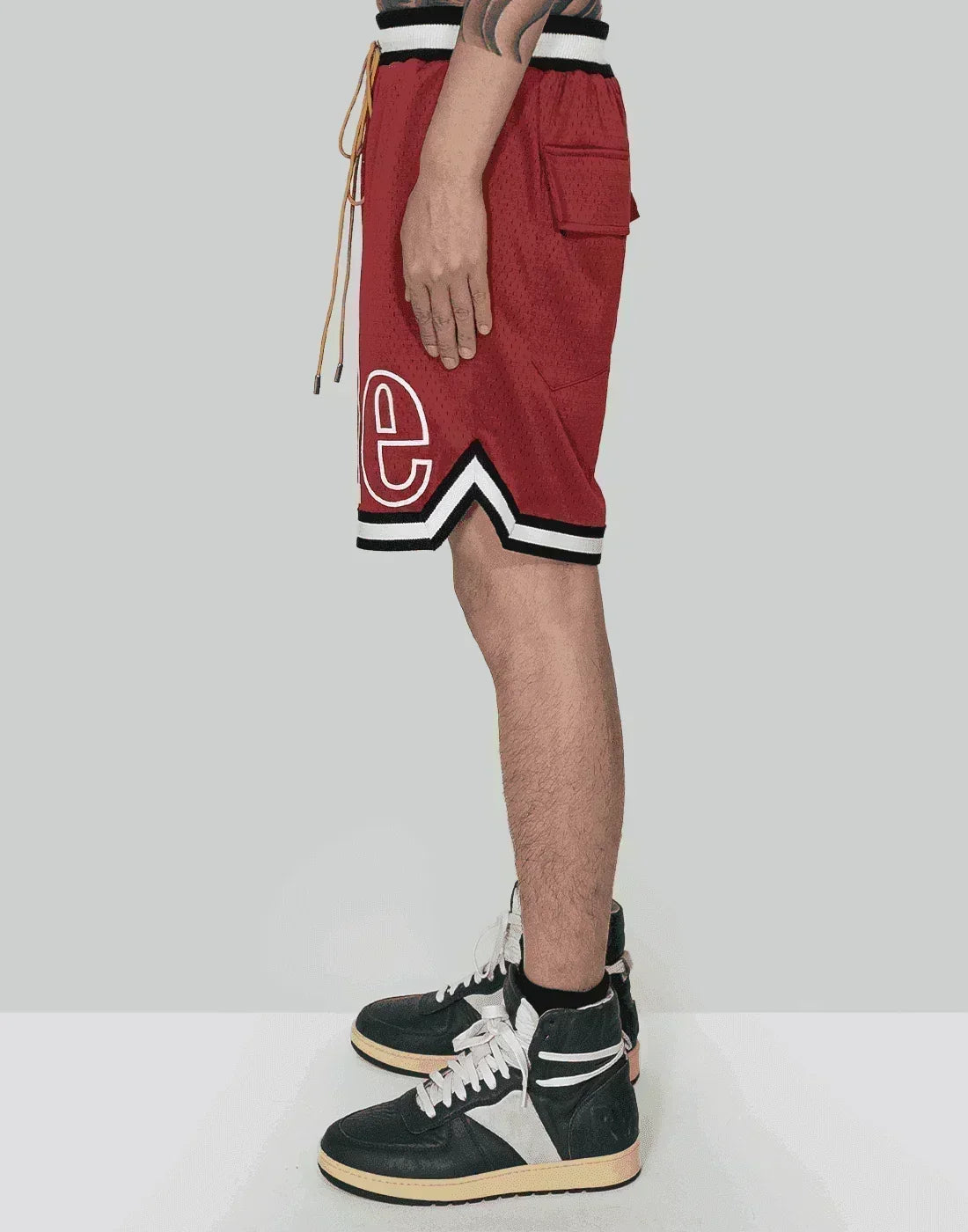 Rhude - COURT LOGO SHORT - 082plus