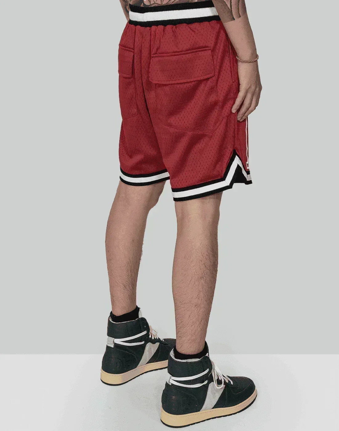 Rhude - COURT LOGO SHORT - 082plus