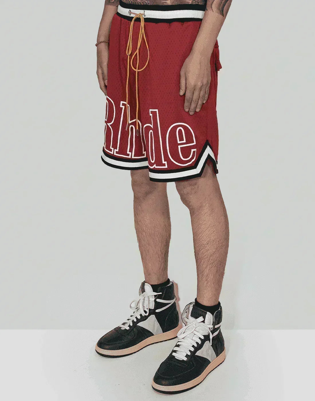 Rhude - COURT LOGO SHORT - 082plus