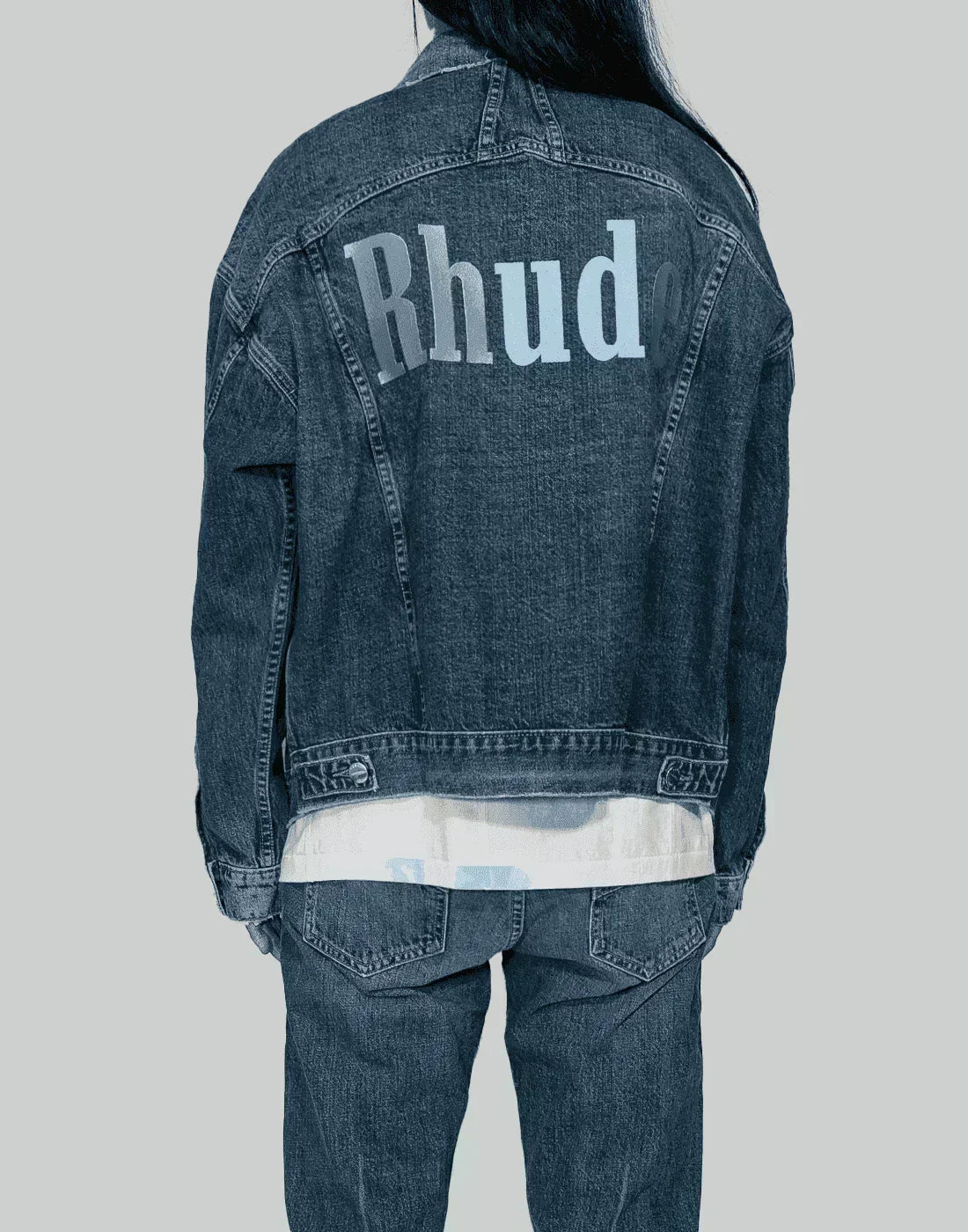 Rhude - EMB. DENIM JACKET - 082plus