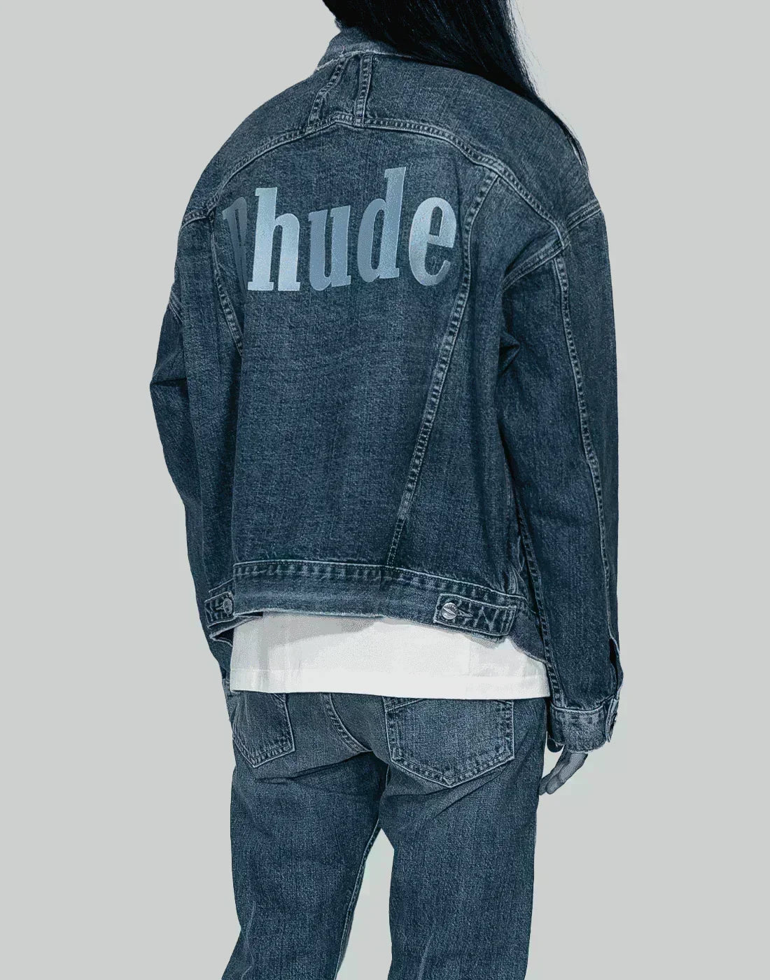 Rhude - EMB. DENIM JACKET - 082plus