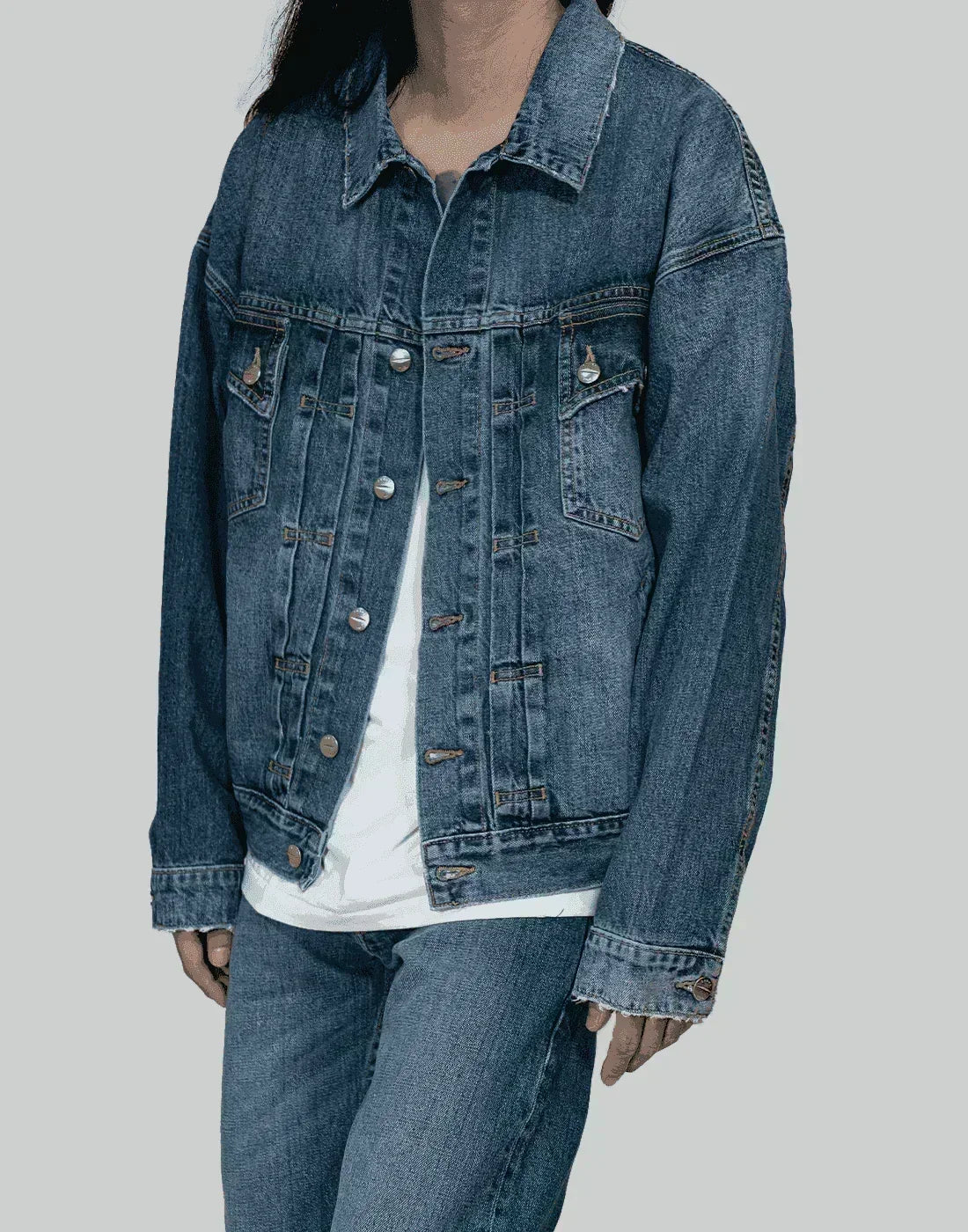 Rhude - EMB. DENIM JACKET - 082plus
