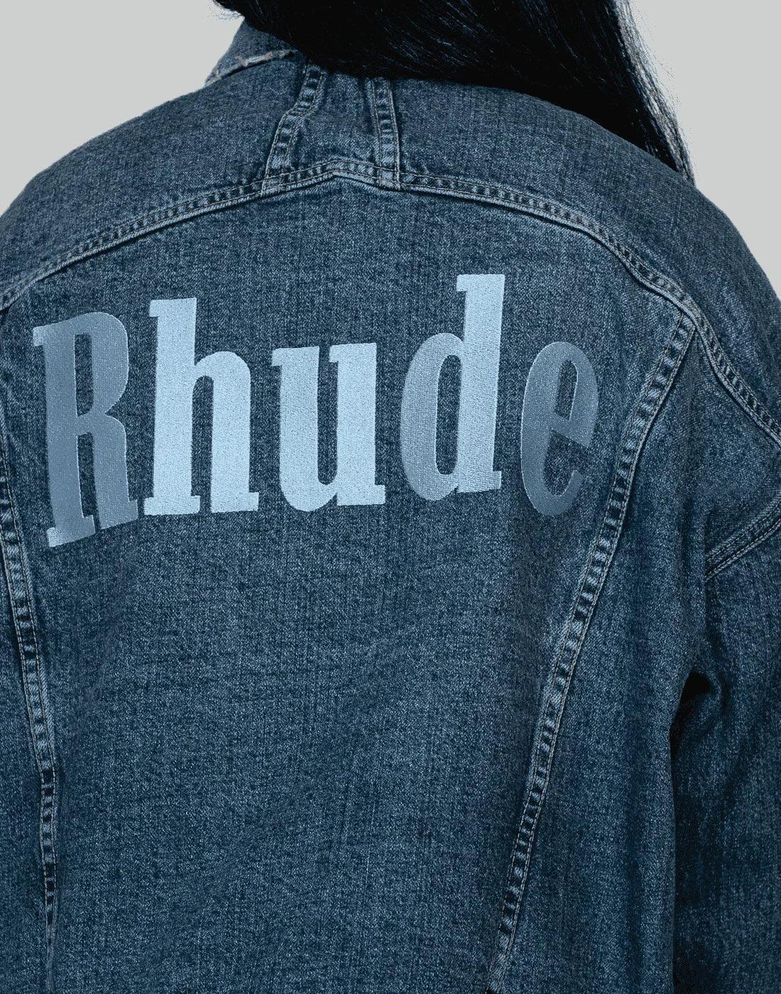 Rhude - EMB. DENIM JACKET - 082plus