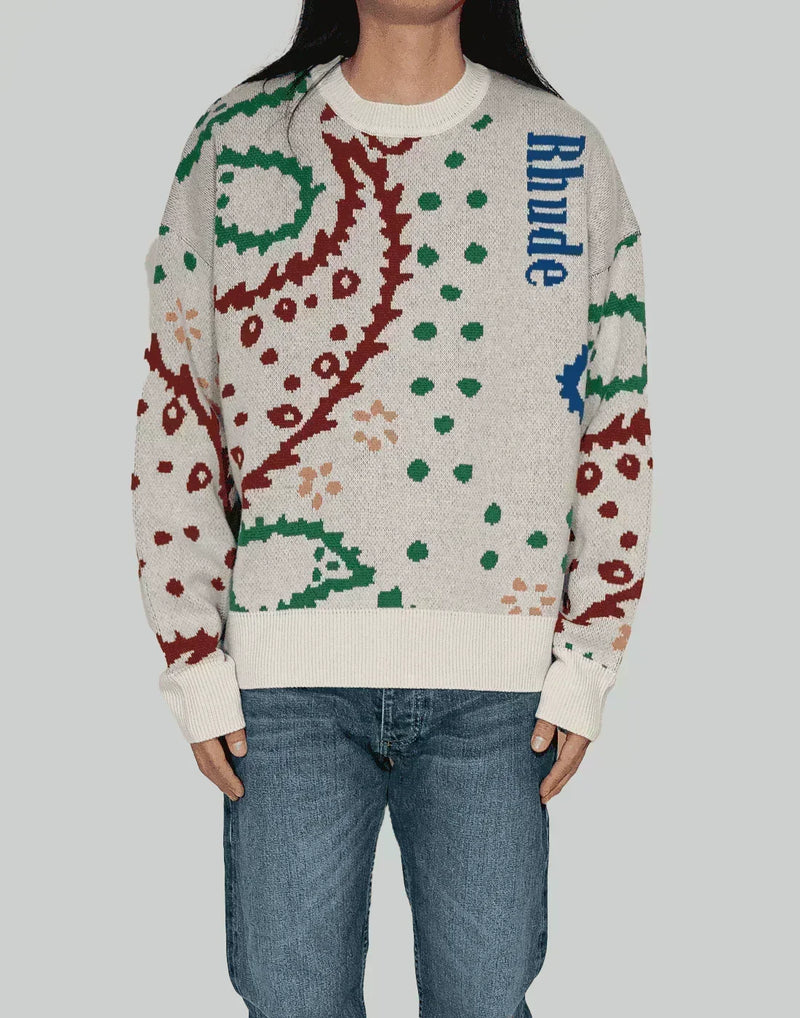 Rhude - MULTI COLOR BANDANA CREW - 082plus