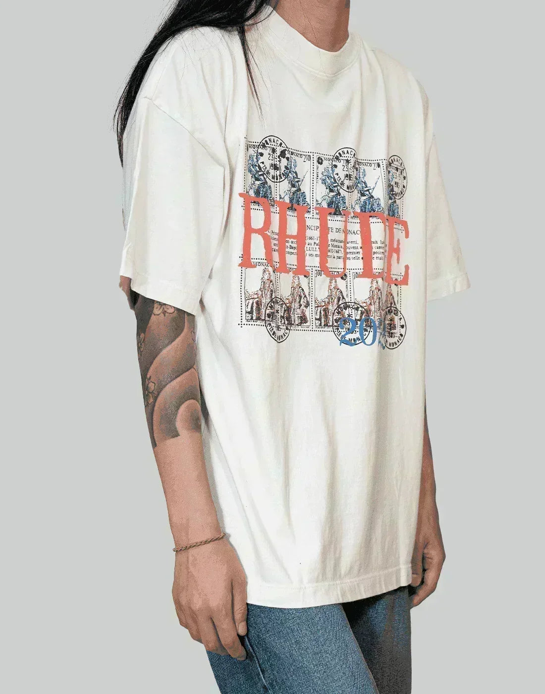 Rhude - STAMP TEE - 082plus
