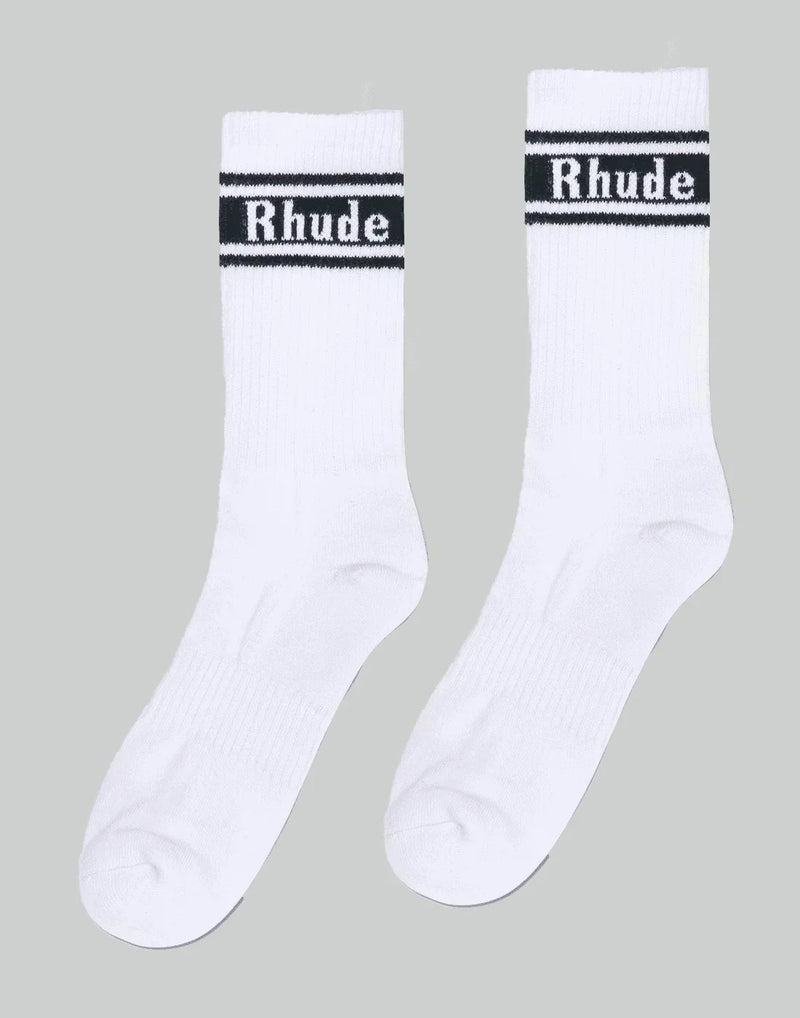 Rhude - STRIPE LOGO SOCK - 082plus