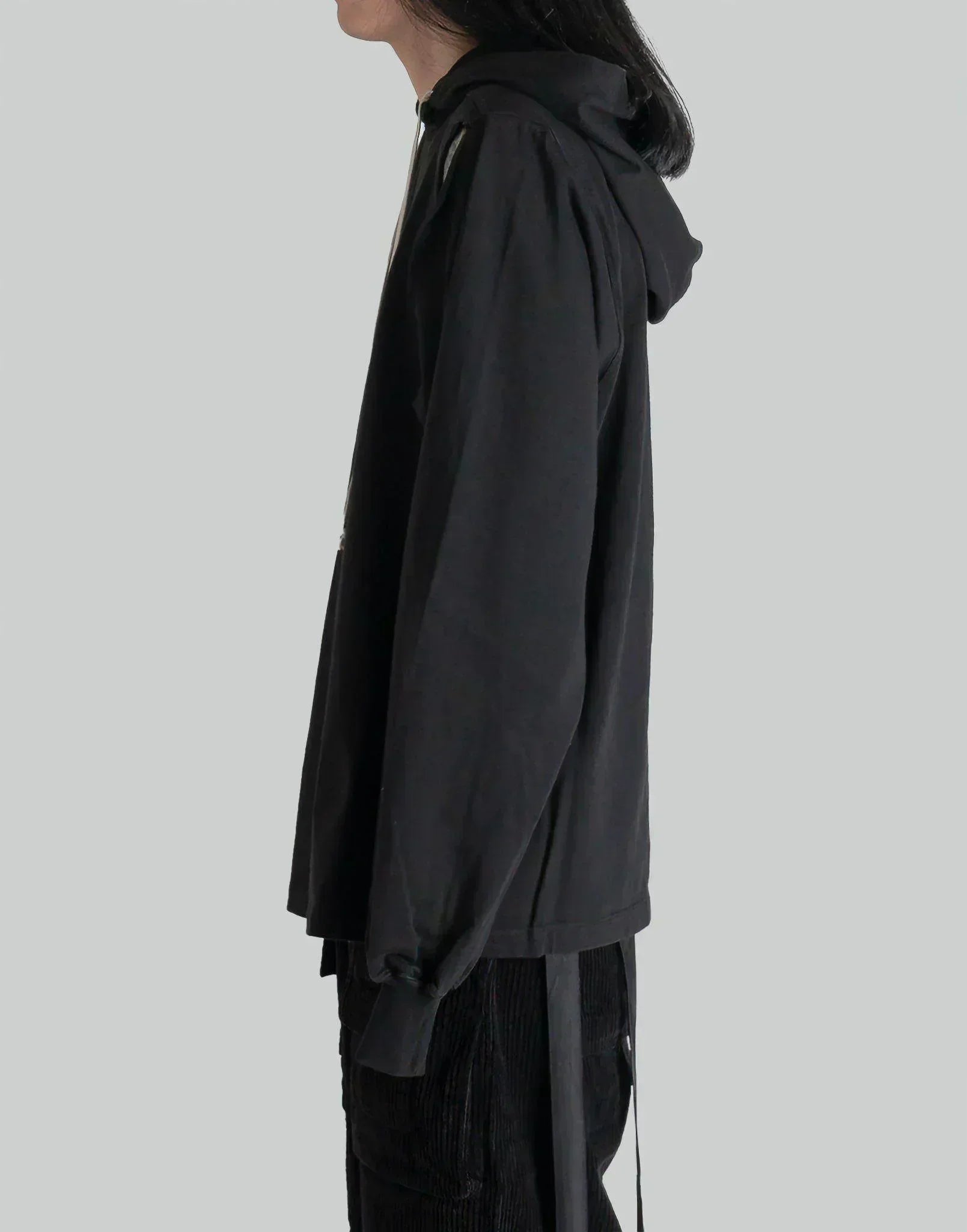 Rick Owens Drkshdw - CAPE SLEEVE JUMBO HOODIE - 082plus