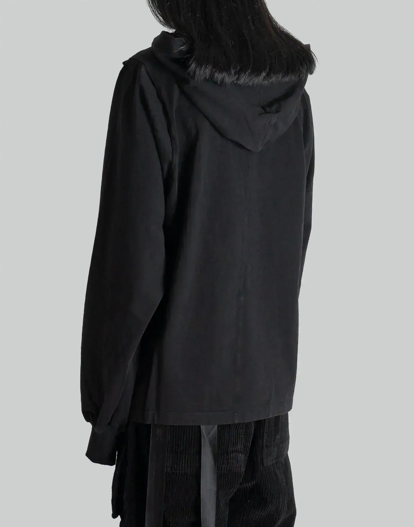 Rick Owens Drkshdw - CAPE SLEEVE JUMBO HOODIE - 082plus