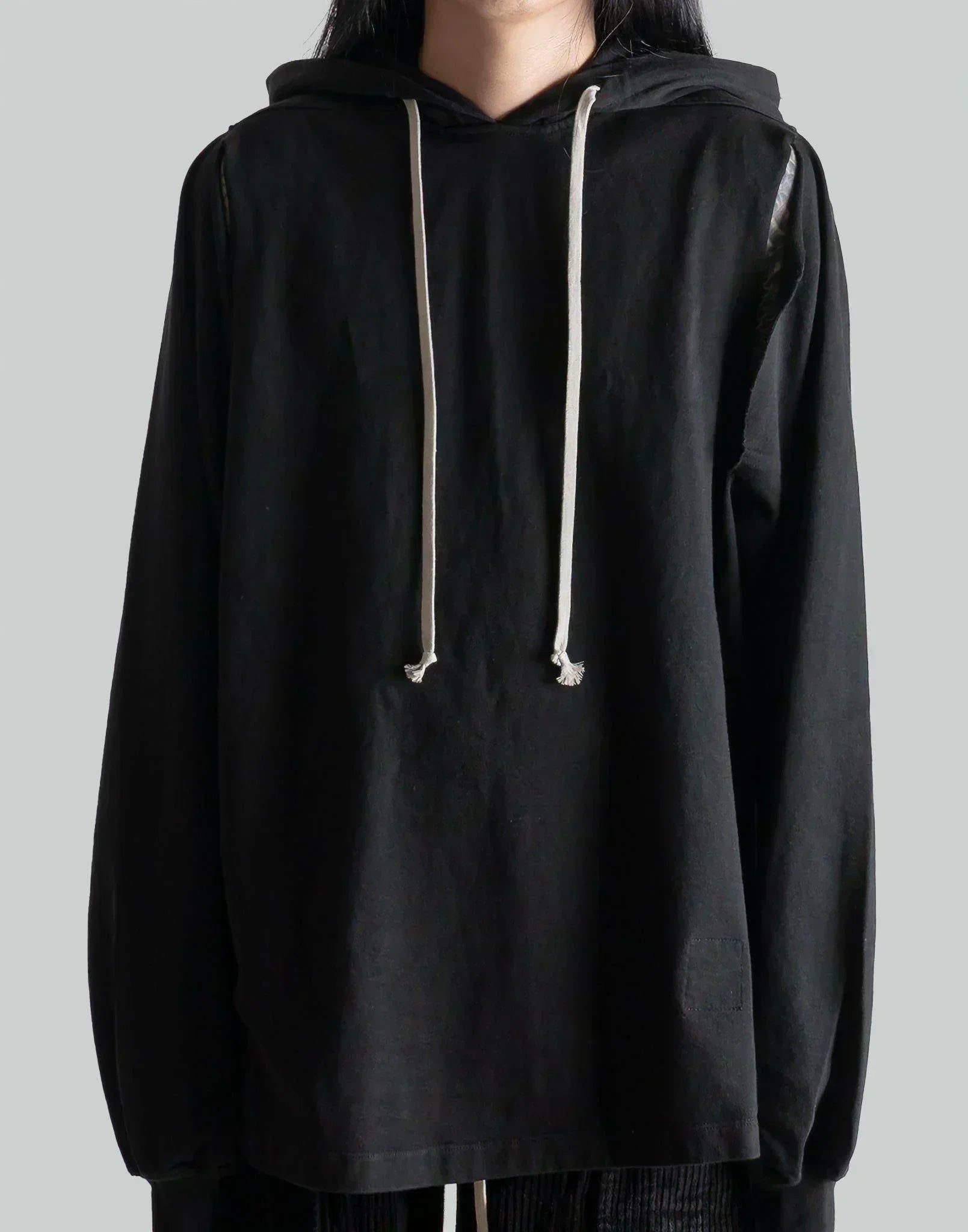 Rick Owens Drkshdw - CAPE SLEEVE JUMBO HOODIE - 082plus