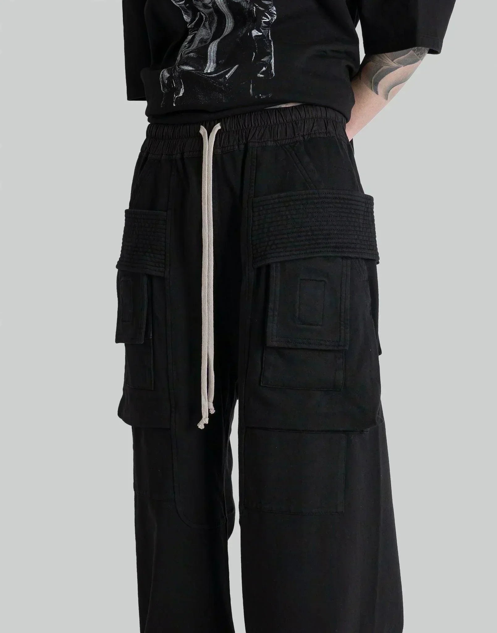 Rick Owens Drkshdw - CREATCH CARGO DRAWSTRING - 082plus