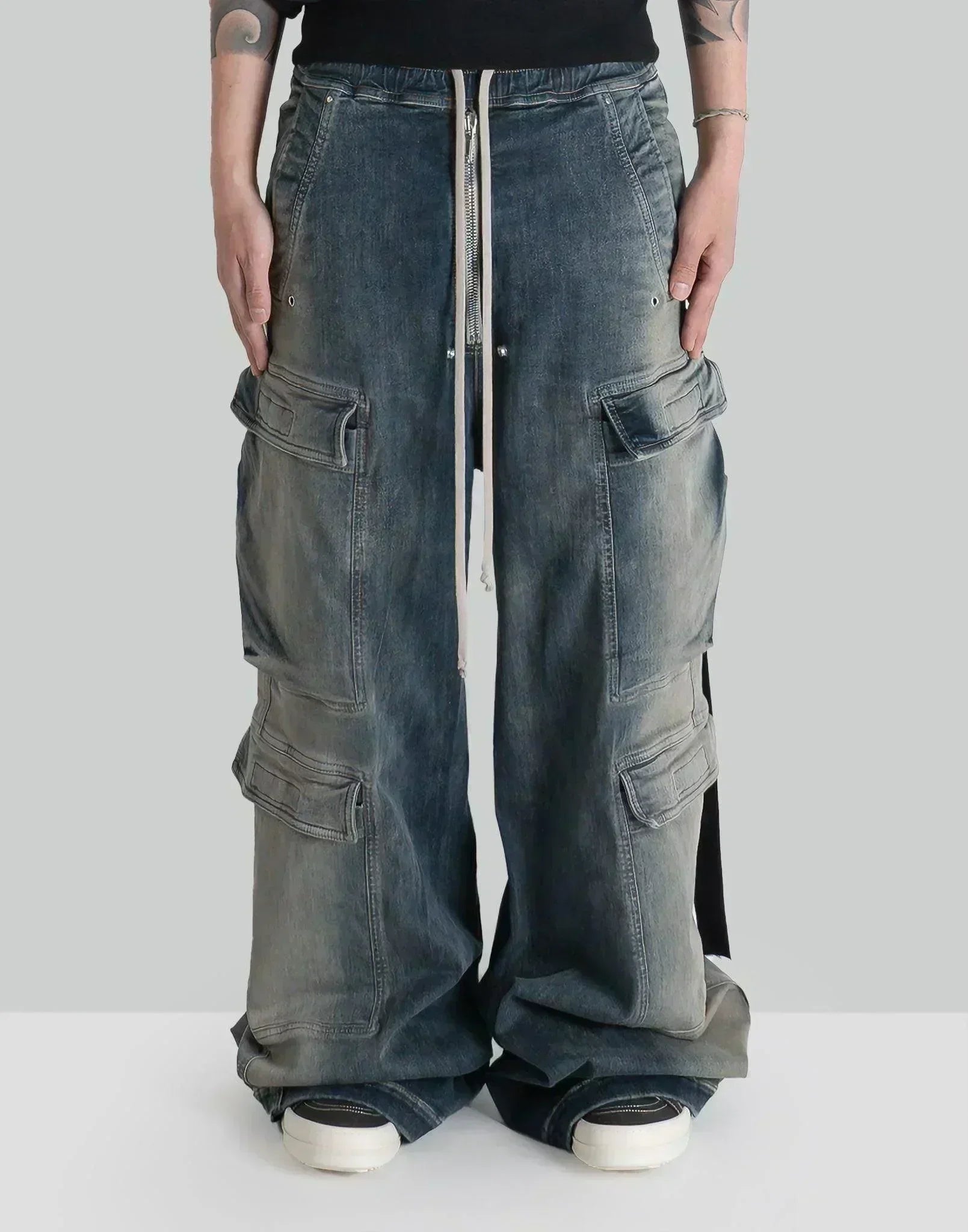 Rick Owens Drkshdw - DOUBLE CARGO JUMBO BELAS - 082plus