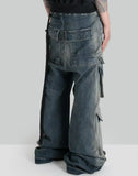 Rick Owens Drkshdw - DOUBLE CARGO JUMBO BELAS - 082plus
