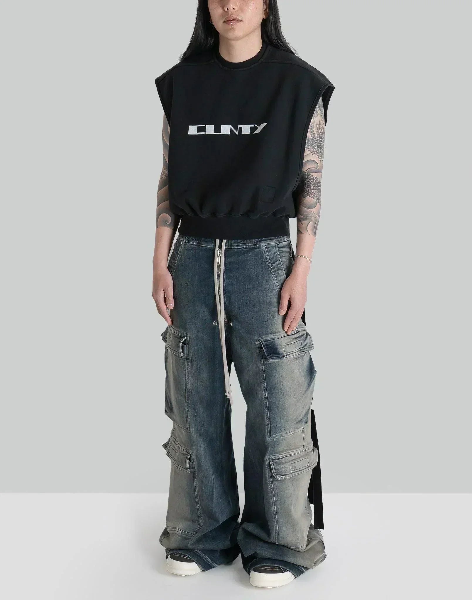 Rick Owens Drkshdw - DOUBLE CARGO JUMBO BELAS - 082plus