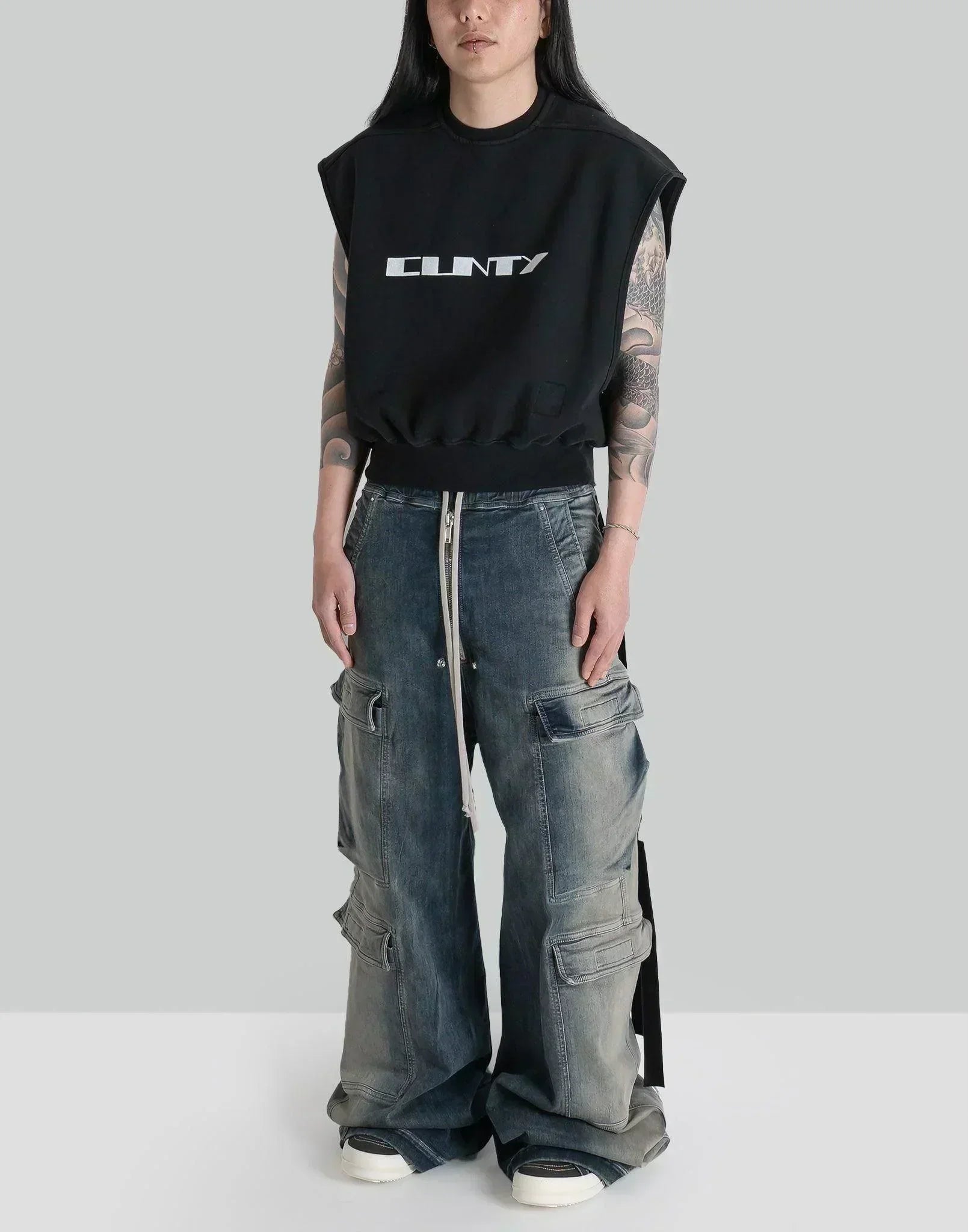 Rick Owens Drkshdw - DOUBLE CARGO JUMBO BELAS - 082plus