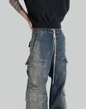 Rick Owens Drkshdw - DOUBLE CARGO JUMBO BELAS - 082plus