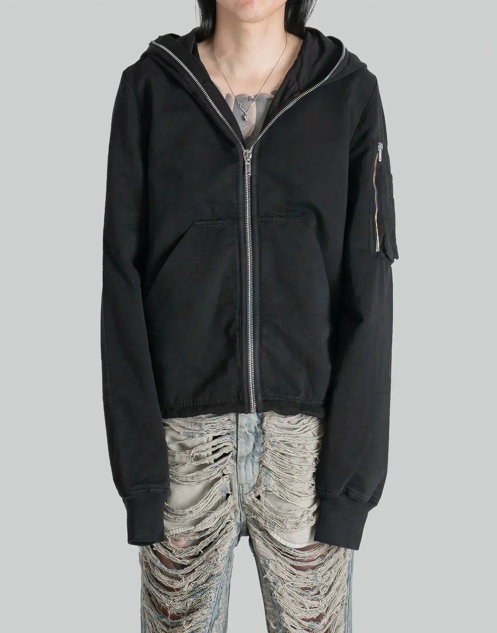 Rick Owens Drkshdw - GIMP FLIGHT BOMBER - 082plus