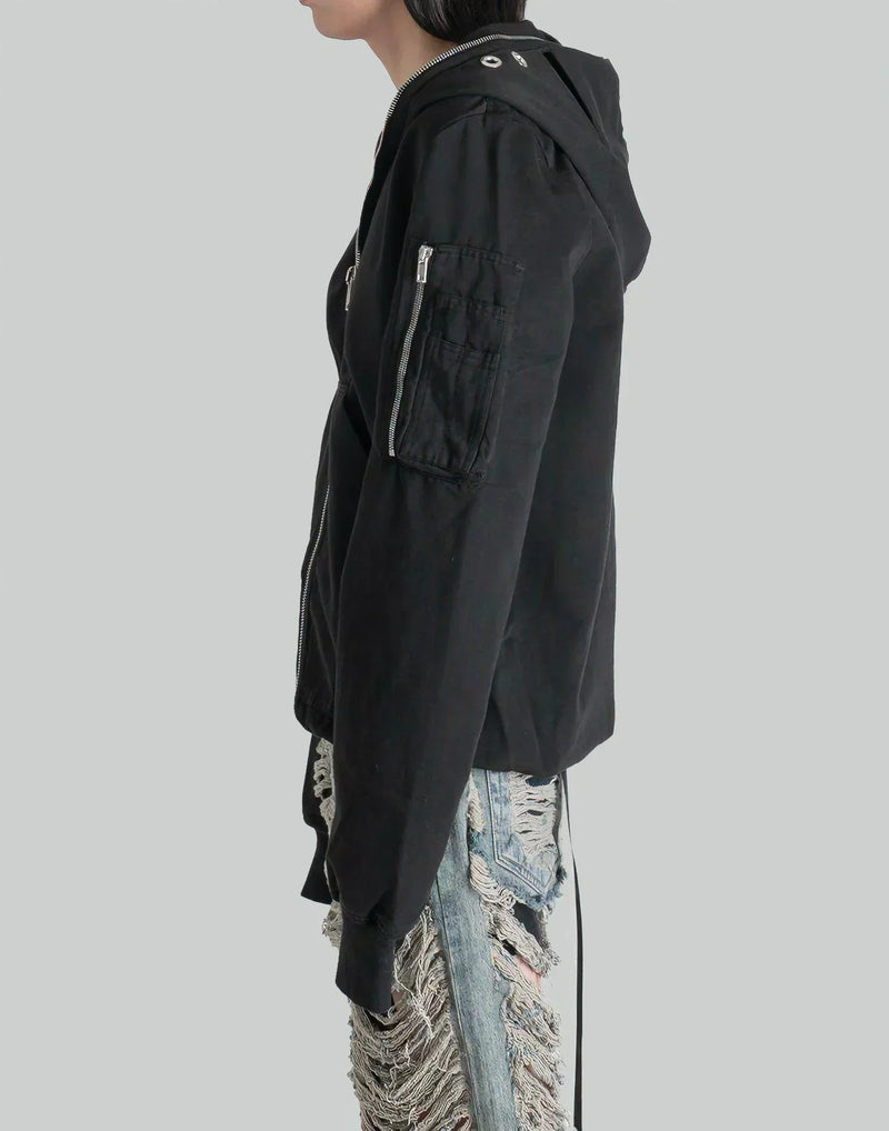 Rick Owens Drkshdw - GIMP FLIGHT BOMBER - 082plus