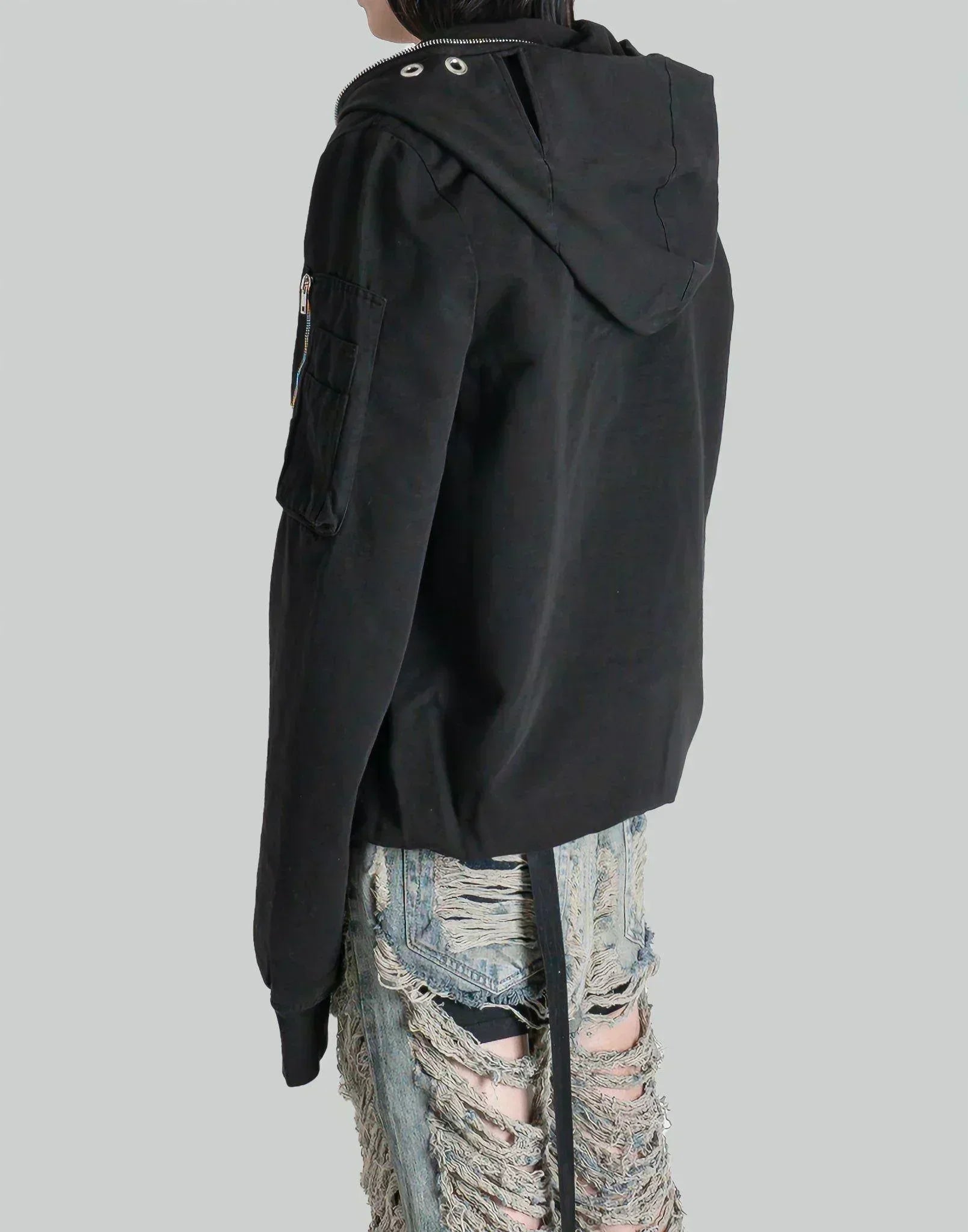 Rick Owens Drkshdw - GIMP FLIGHT BOMBER - 082plus