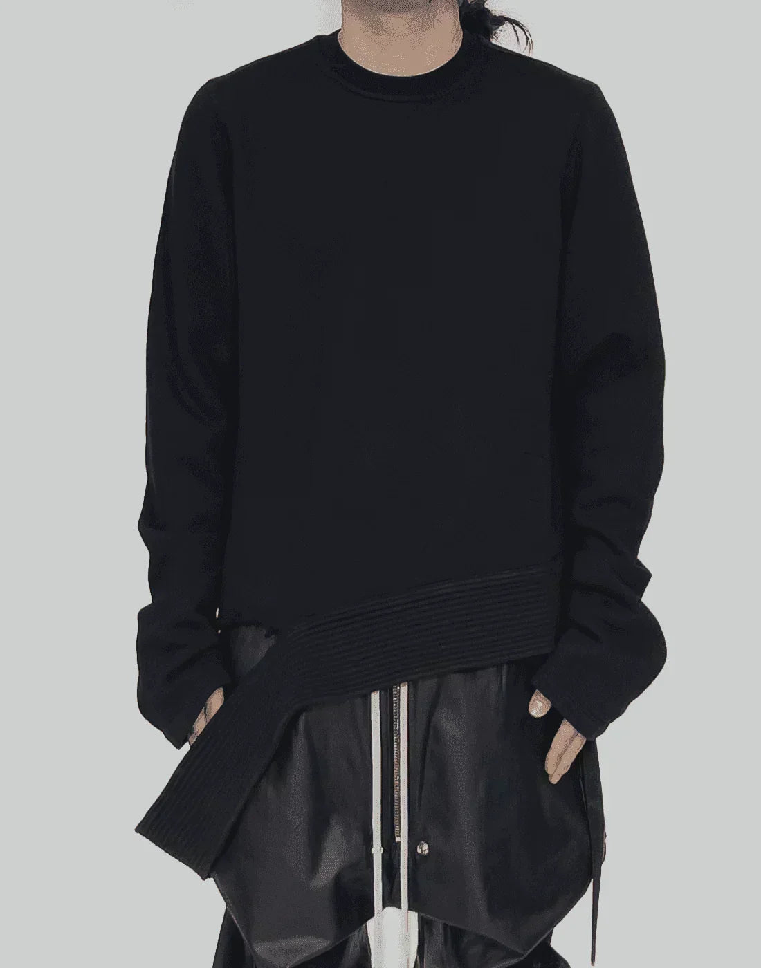 Rick Owens Drkshdw - LONG CREATCH SWEAT - 082plus