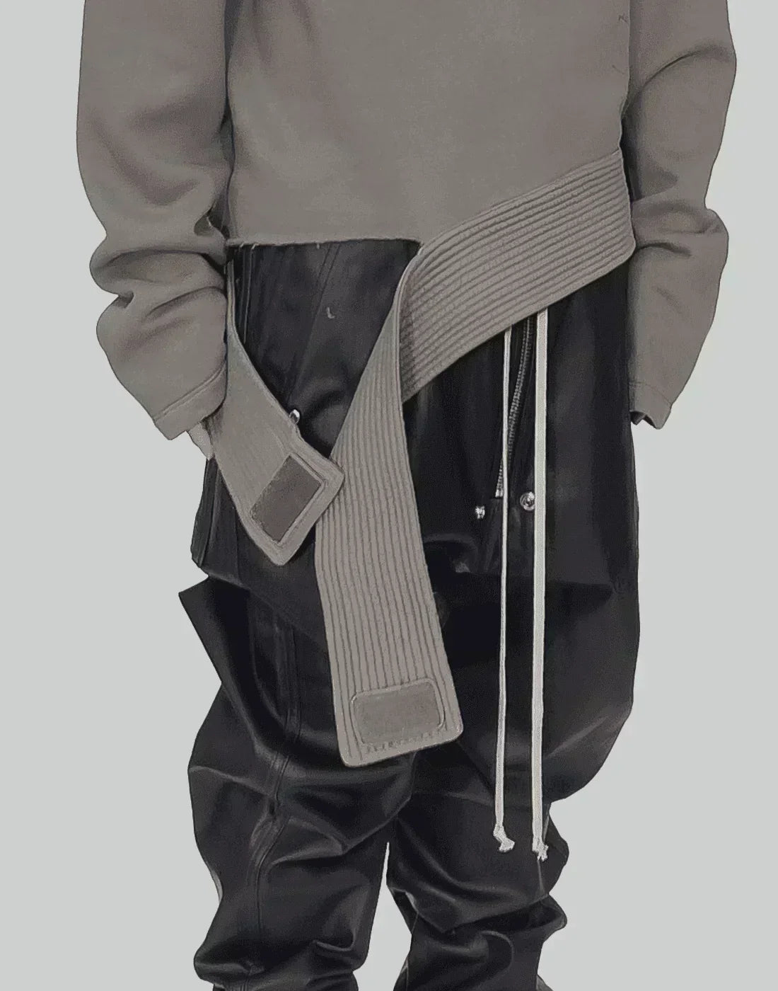Rick Owens Drkshdw - LONG CREATCH SWEAT - 082plus